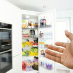 hospitality, fridge, hand